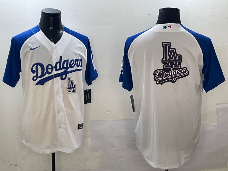 Men Los Angeles Dodgers Blank White blue Game 2025 Nike MLB Jersey style 31->los angeles dodgers->MLB Jersey